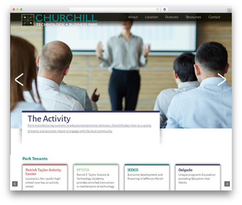 Slidedeck2 personal WordPress plugin - churchilltechpark.org
