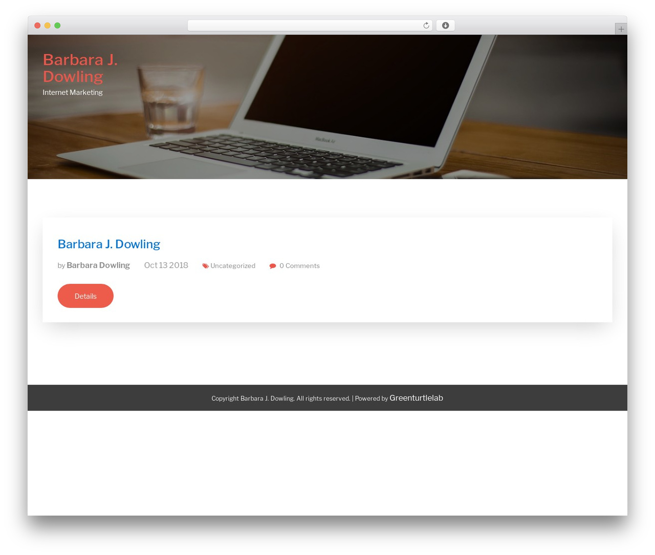 Elemento WordPress theme - barbaradowling.com Elemento WordPress theme - barbaradowling.com