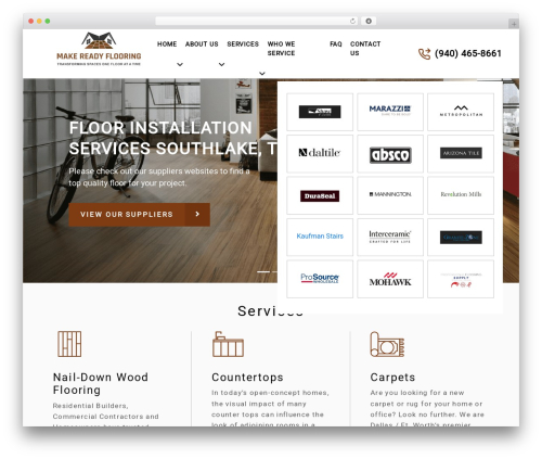 Make Ready WordPress theme - makereadyflooring.com