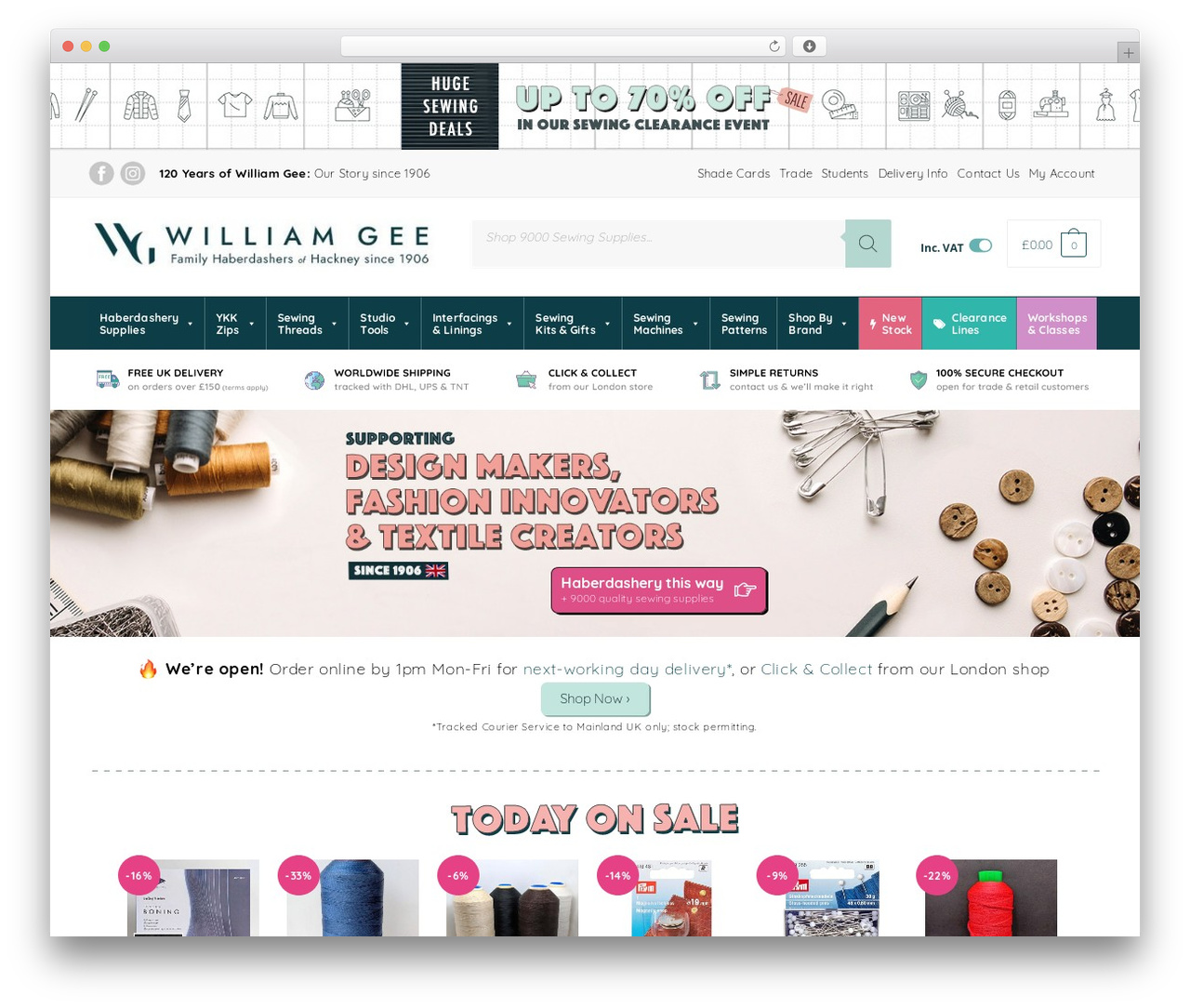 Shoptimizer WordPress store theme - www.williamgee.co.uk