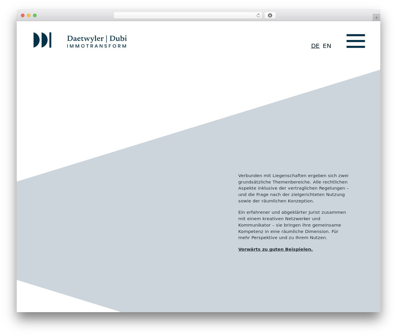 WordPress theme Chaplin - dd-immotransform.ch