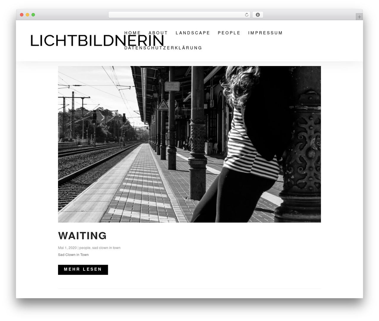 WordPress theme Divi - lichtbildnerin.de