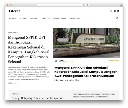 WordPress theme Nomady - literat.my.id
