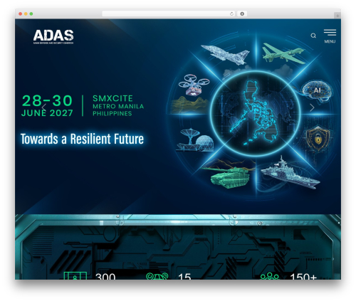 WordPress website theme MainTheme - adas.ph