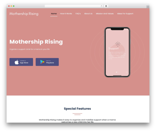 Appark WP theme - mothershiprising.com