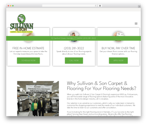 Cobble theme WordPress - sullivanandsoncarpet.com