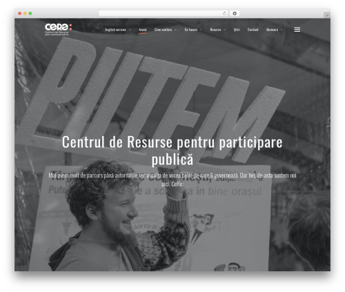Crow WordPress theme - cere.ong