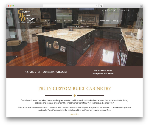 Custom Responsive (SASS) Theme WordPress website theme - cuwood.com