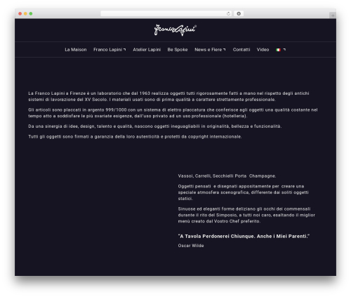Decorme free WordPress theme - francolapini.com