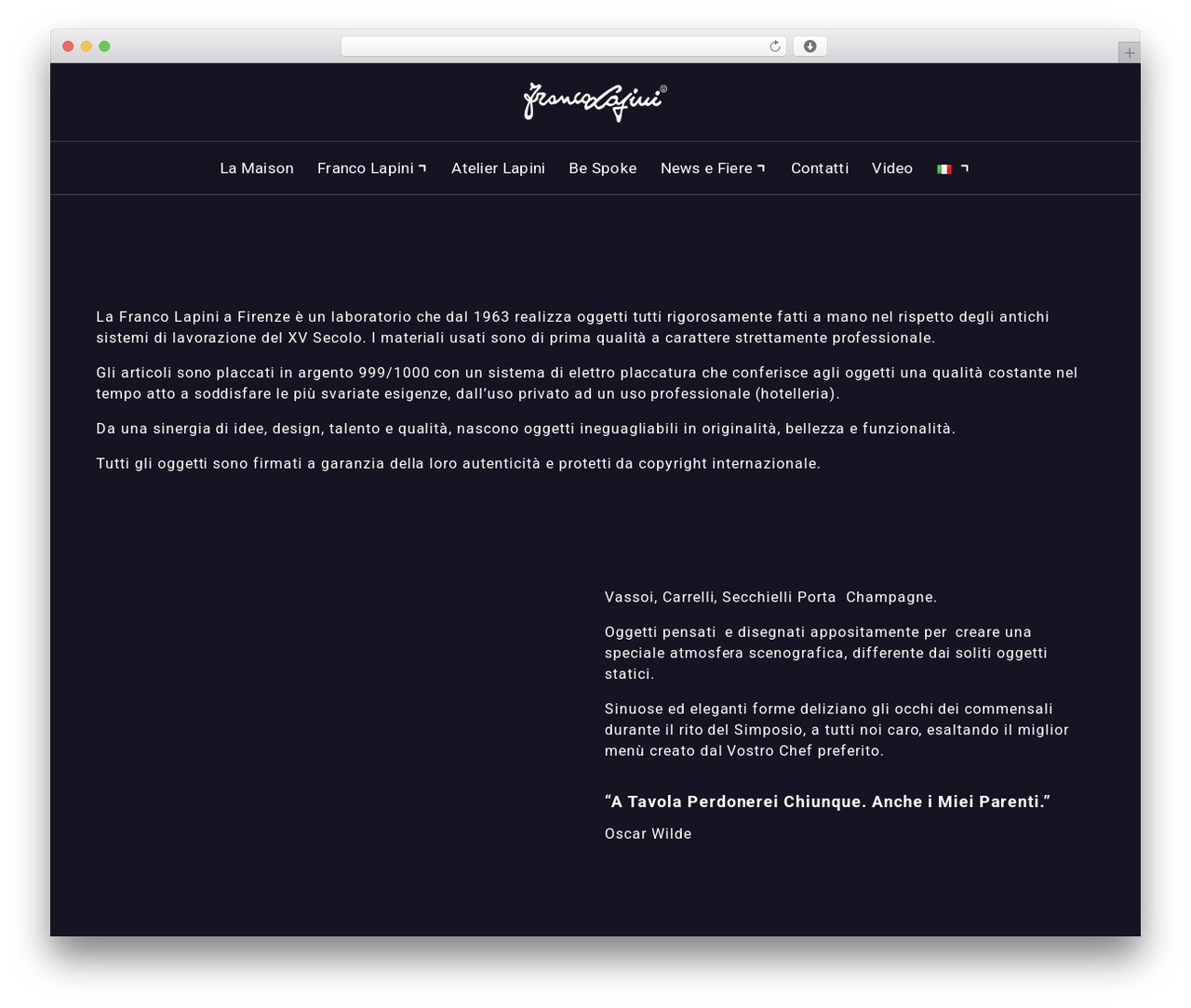 DecorMe free WordPress theme - francolapini.com
