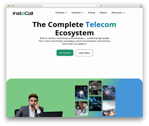 Digicove WordPress theme - instacall.digital