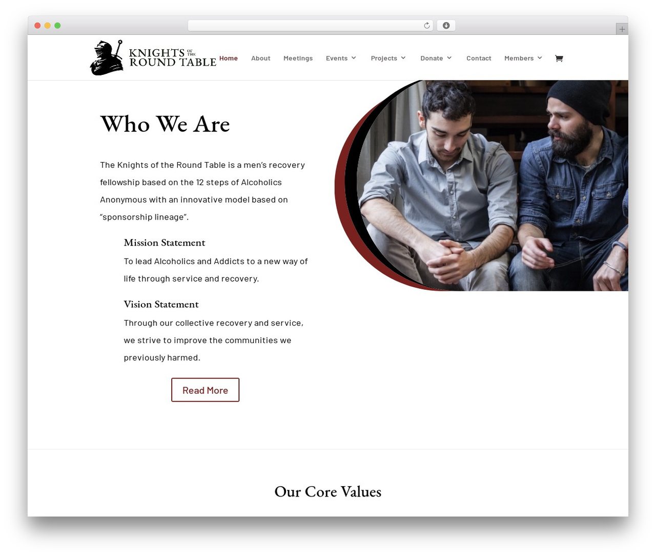 Divi theme WordPress - azknights.org