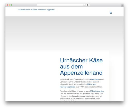 Divi WordPress store theme - urnaescherkaese.ch