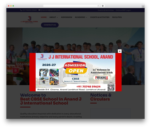 Divi WordPress theme - www.jjisanand.in
