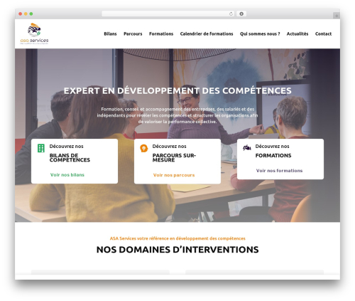 Divi WordPress theme - asa-services.fr
