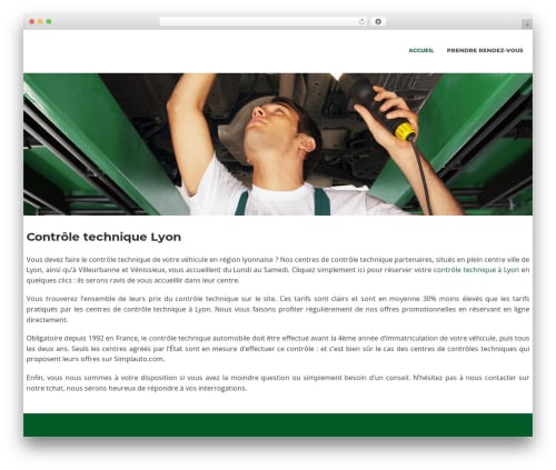 Flatco WP theme - controletechniquelyon.com
