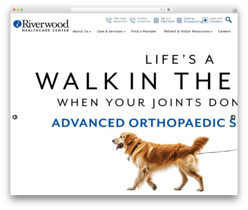 FS Theme WordPress theme design - riverwoodhealthcare.org
