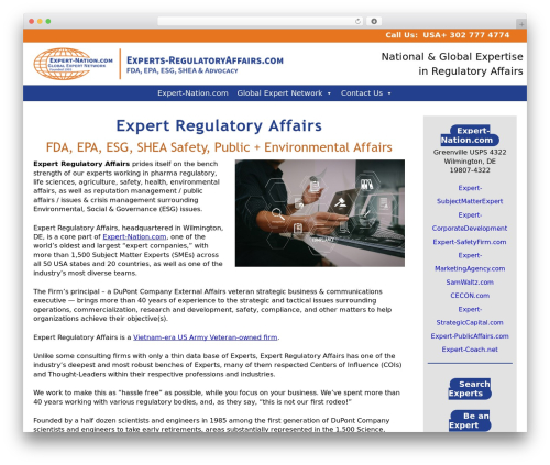 Mai theme engine WordPress plugin - expert-regulatoryaffairs.com