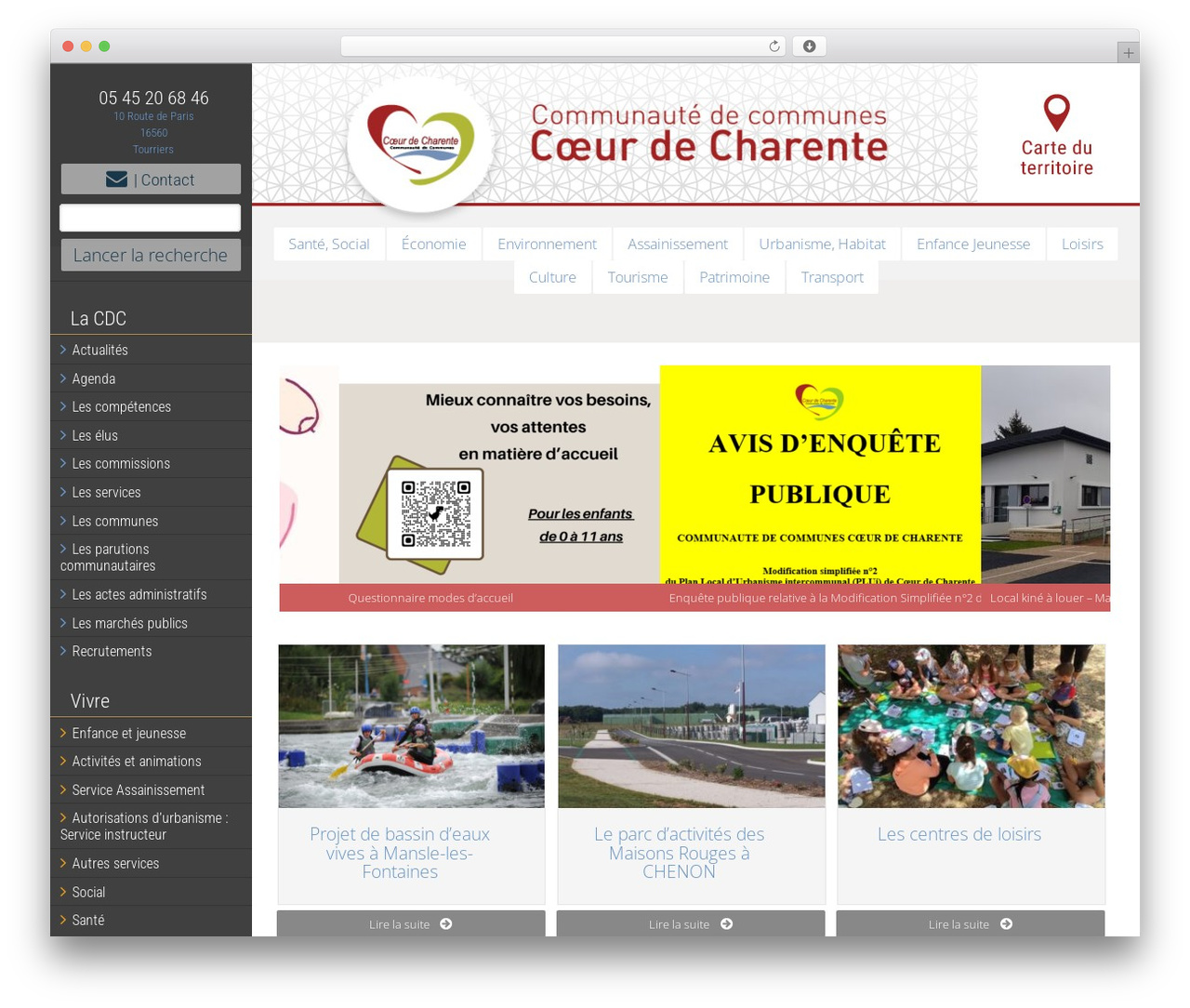Pays Manslois WordPress theme - coeurdecharente.fr