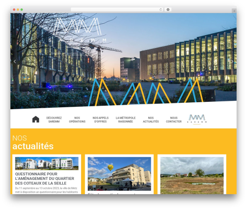 Saremm WordPress theme - saremm.com