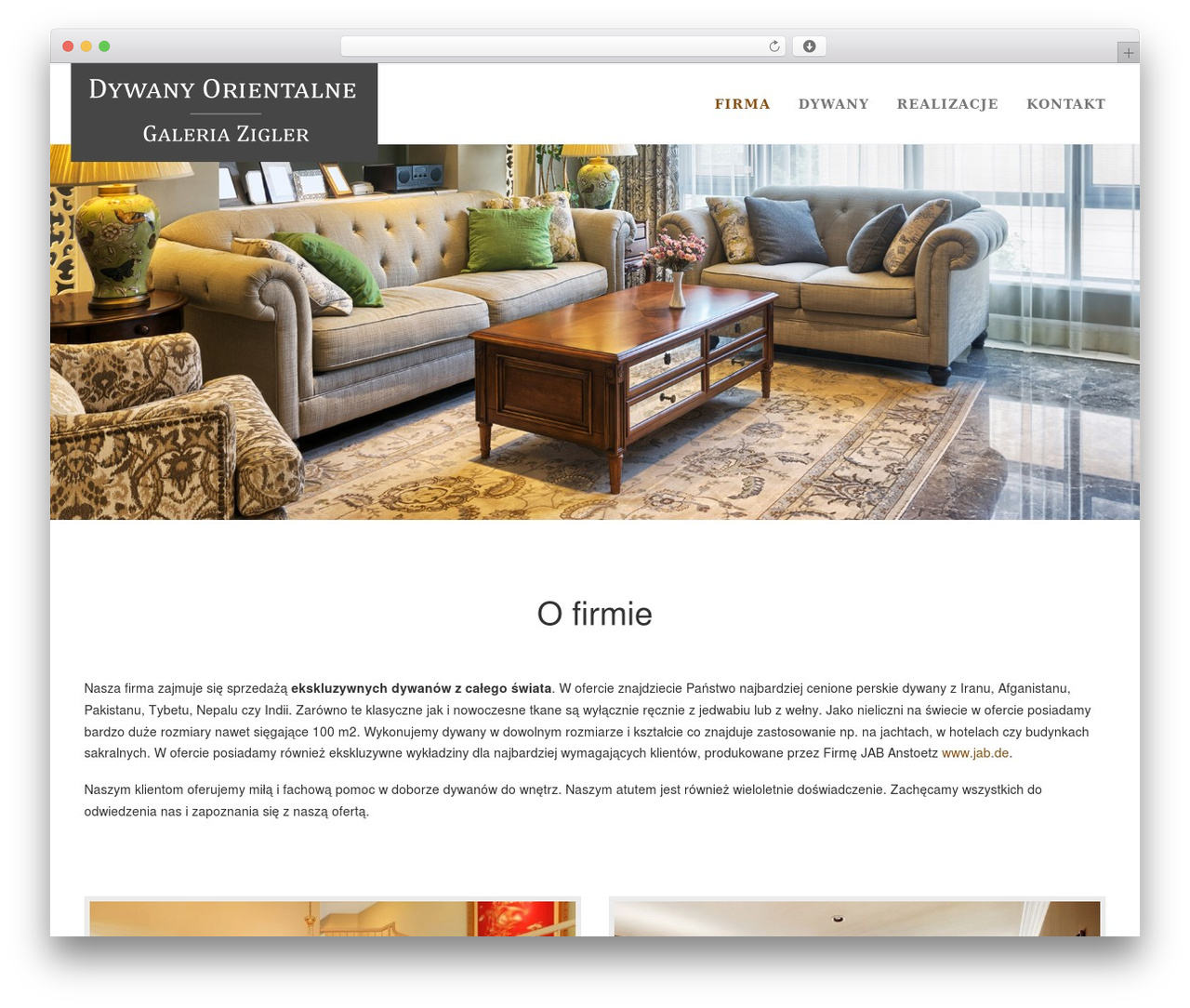 Spark free WordPress theme - dywanyorientalne.pl