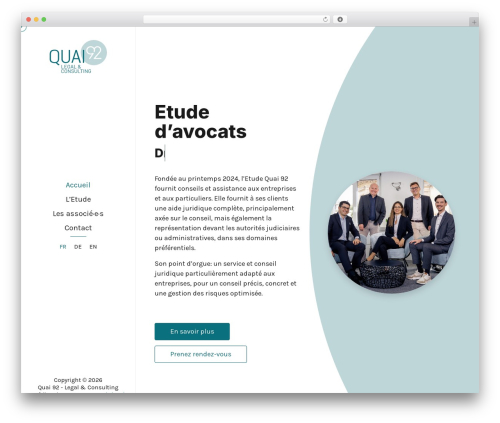 Theme WordPress Basic-web - quai92.ch