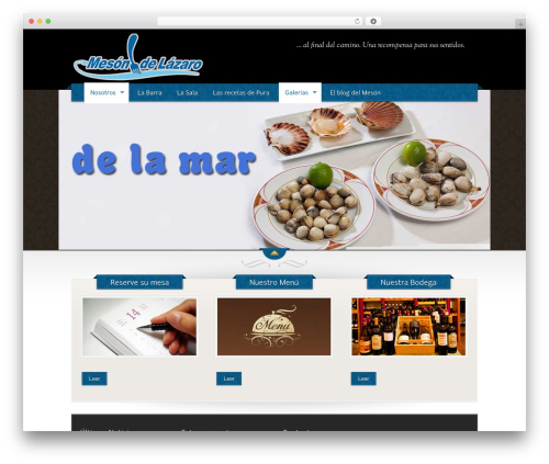 The Restaurant WordPress restaurant theme - mesondelazaro.es