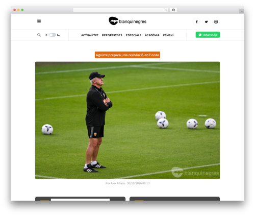Theme WordPress Blanquinegres 2023 - blanquinegres.com