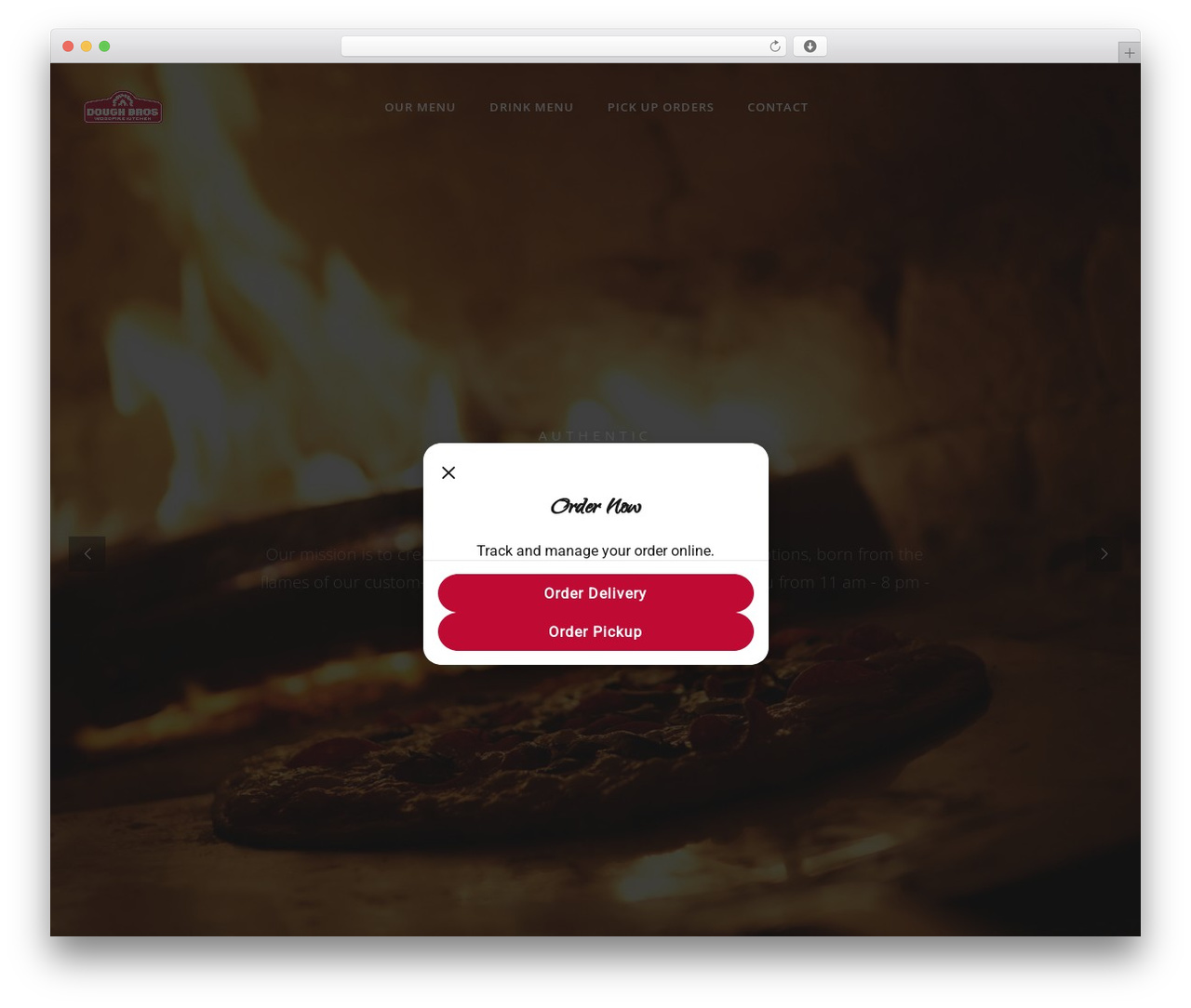 Theme WordPress Savory Child - doughbroswoodfire.com