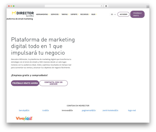 theme WordPress theme - mdirector.com