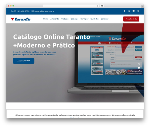 Weefly WordPress theme - taranto.com.br