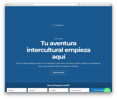 WordPress theme AFS Core Theme - afs.org.pe