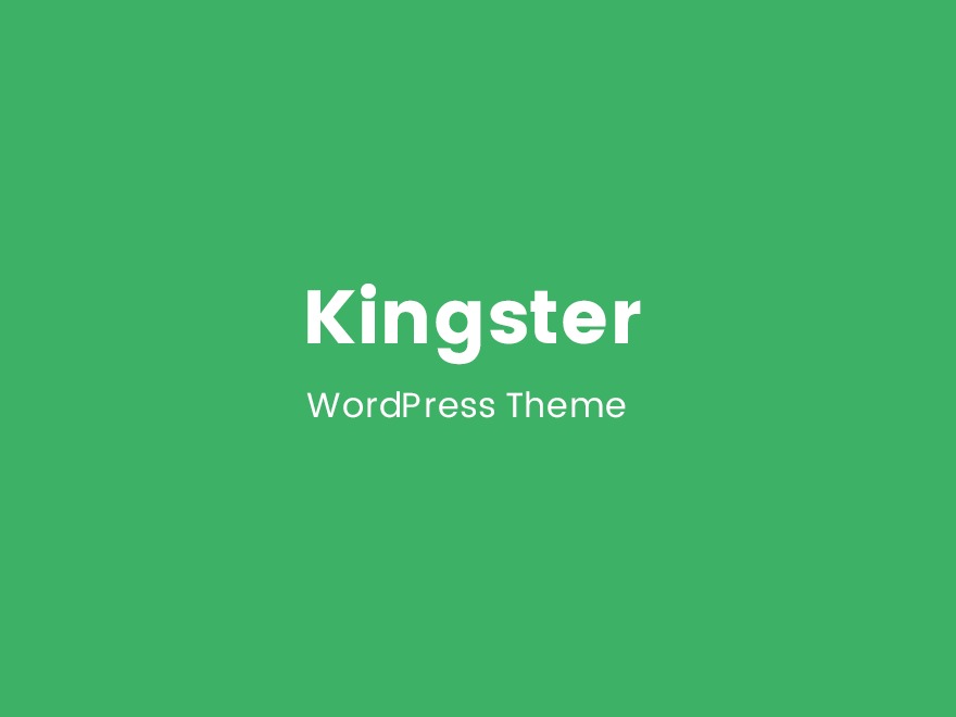 WordPress template Kingster