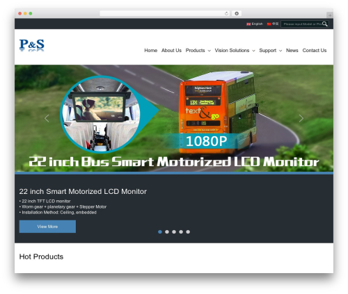 wordpress theme 01 WordPress theme - ps-elec.com