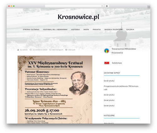 WordPress theme Aileron - krosnowice.pl