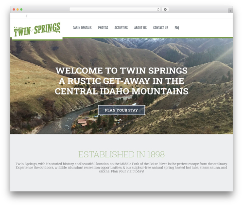 Cherry parallax WordPress plugin - twinspringsidaho.com