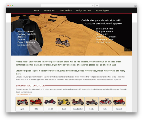 WordPress theme Dandelion - autumnriders.com
