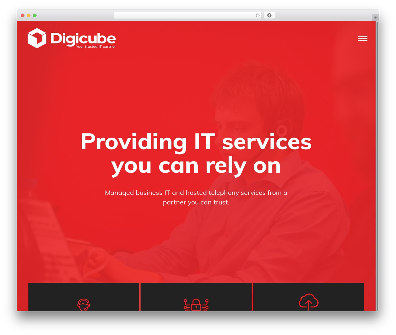 WordPress theme Digicube - digicube-it.com