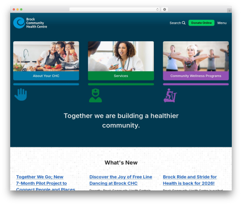 WordPress theme FP - brockchc.ca