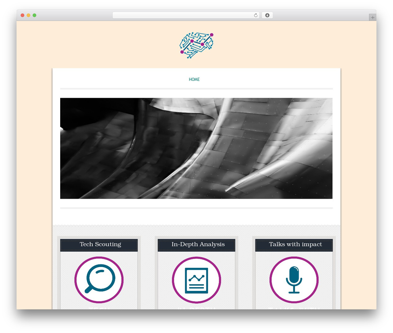 WordPress theme Gommero - brainbotics.com