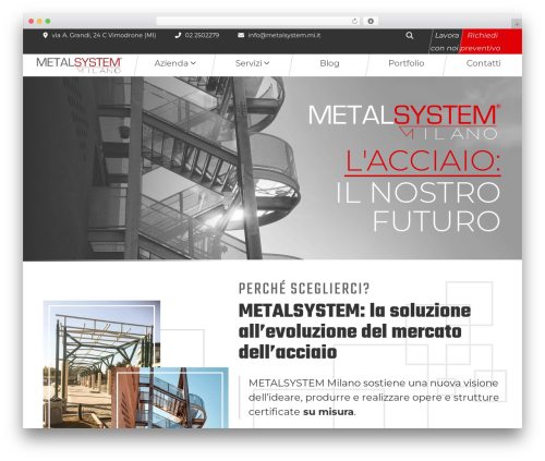WordPress theme metalsystemmilano - metalsystem.mi.it