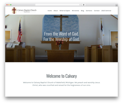 WordPress theme Restful - baptistwakefield.org