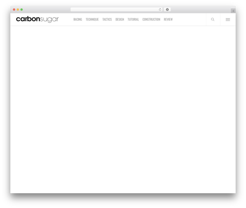 WordPress theme Salient - carbonsugar.com