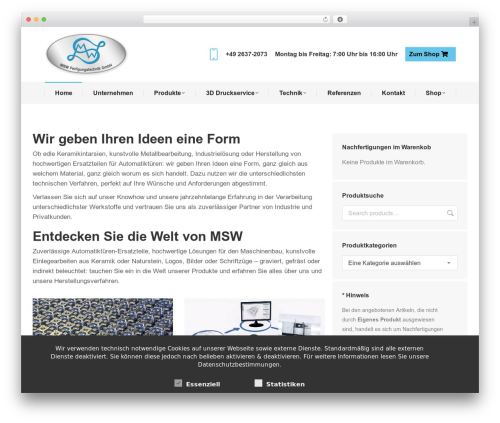 Woocommerce quick order WordPress plugin - msw-fertigungstechnik.de