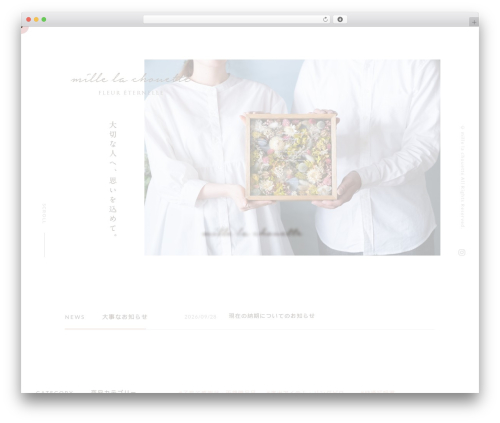 Best WordPress theme Union Theme - mille-la-chouette.jp