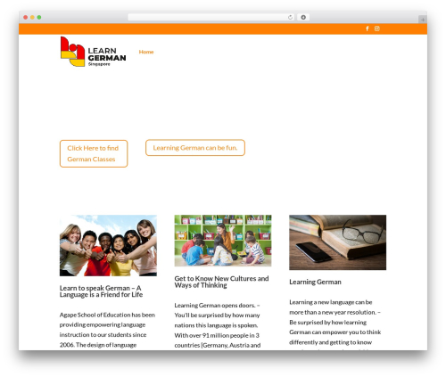Divi testimonial slider WordPress plugin - learngerman.com.sg