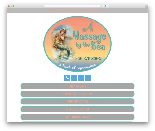 Divi theme WordPress - amassagebythesea.com