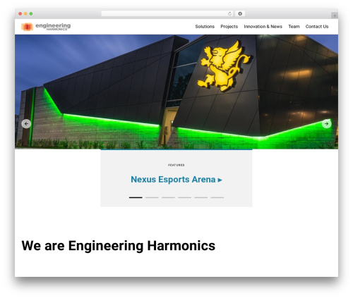 Evoke Solutions Theme/Framework WordPress theme - engineeringharmonics.com