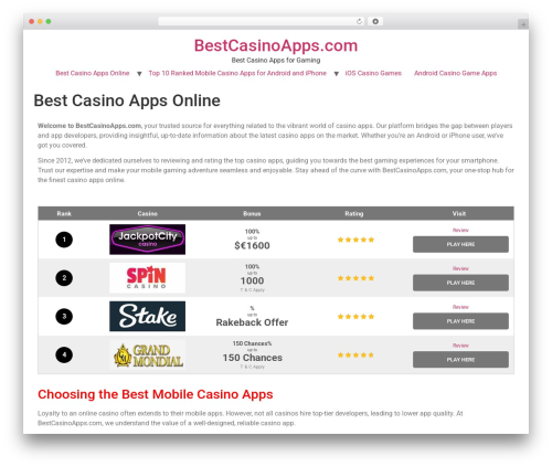 Flytonic casino review WordPress plugin - bestcasinoapps.com