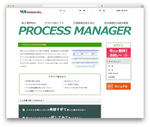 PROCESSMANAGER WP theme - pro-mgr.net